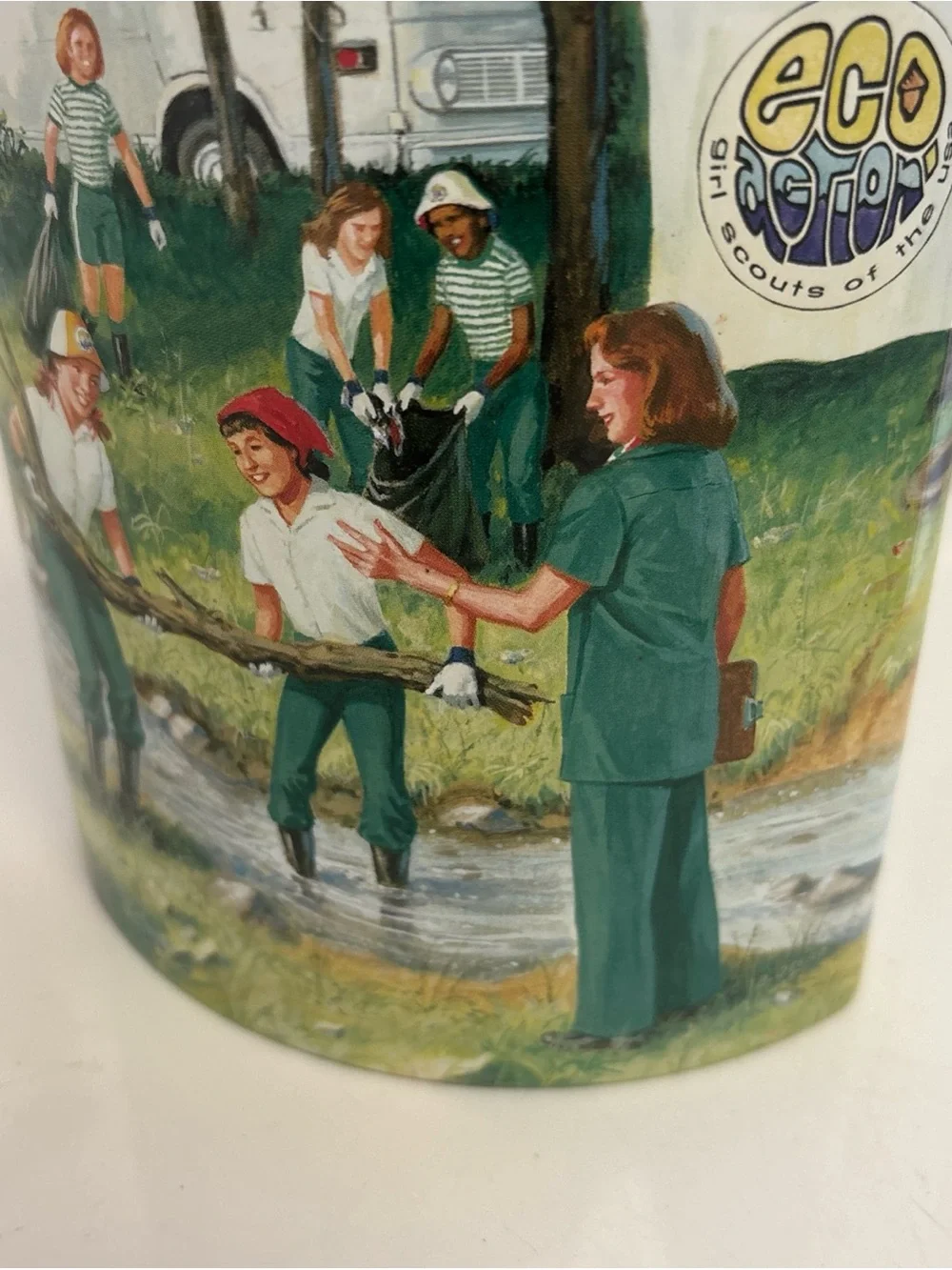 Girl Scouts vintage girl